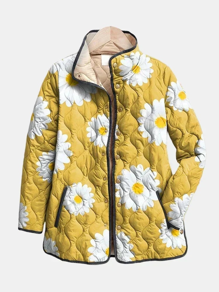 Rocío | Veste matelassée à marguerites