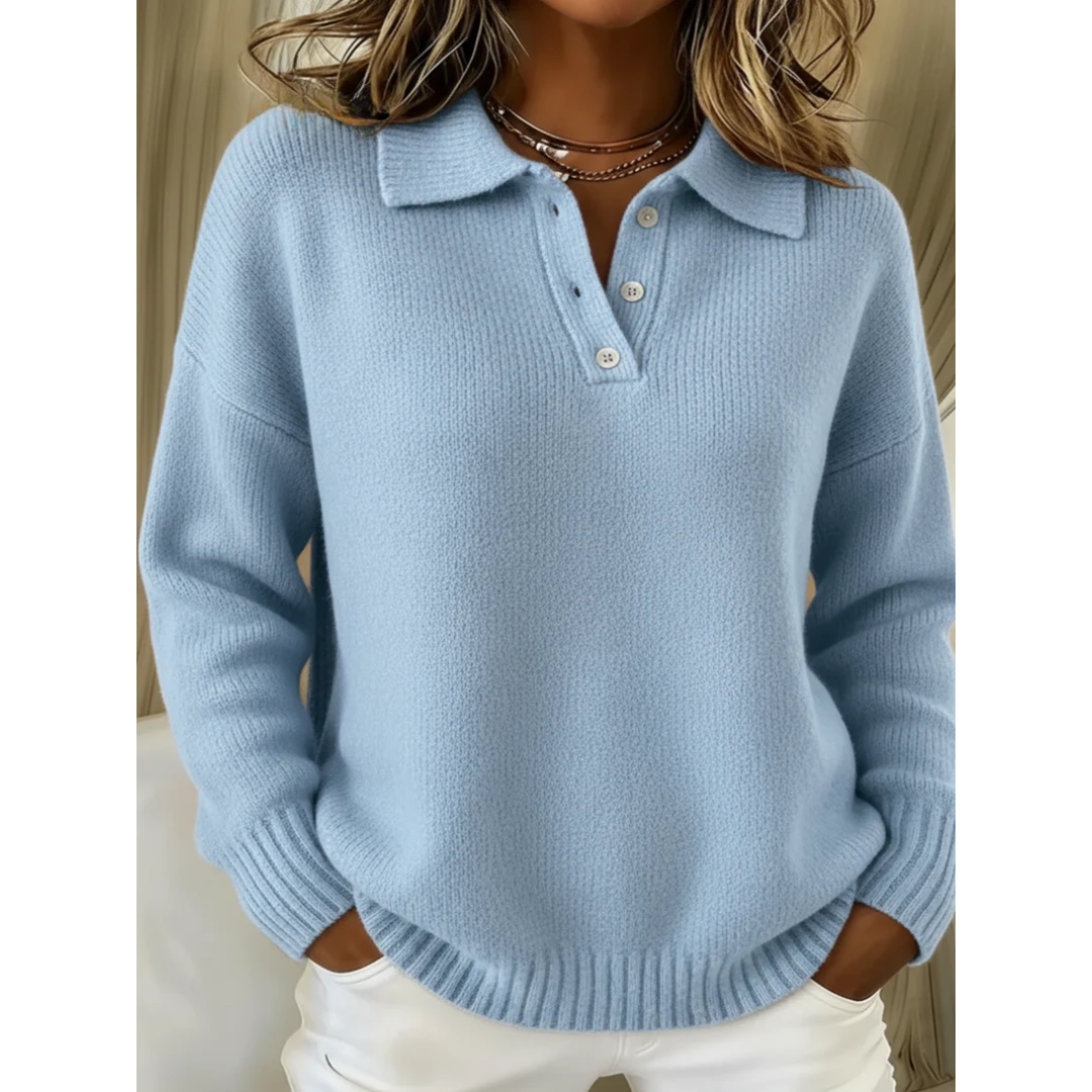 Marina | Pull polo doux