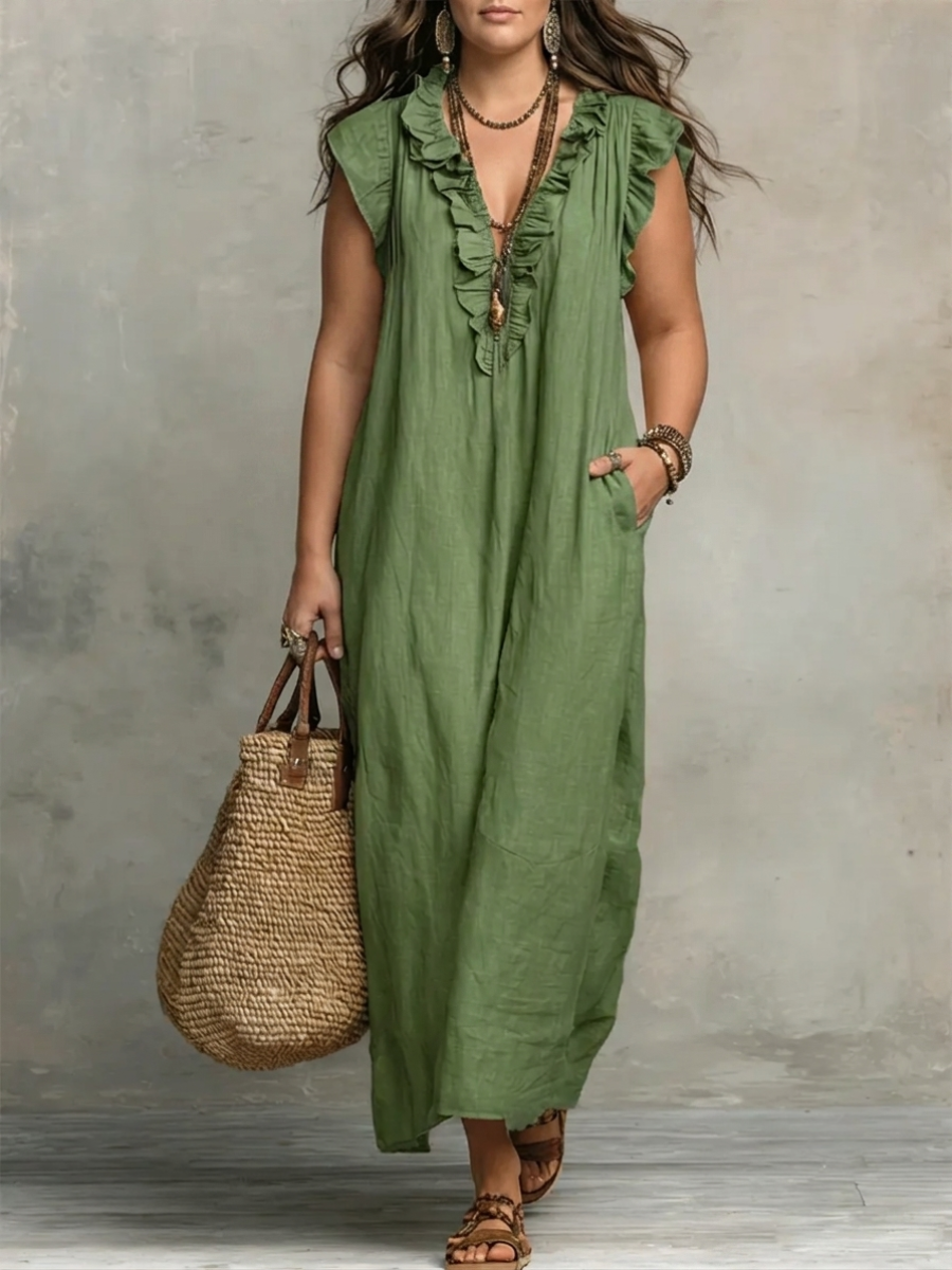 Cecilia | Robe longue – vue 7