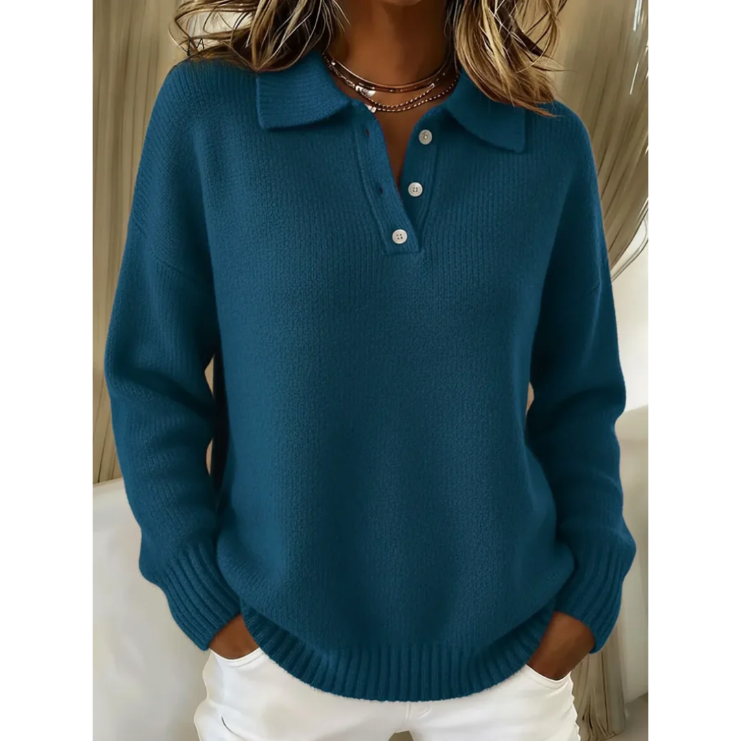 Marina | Pull polo doux