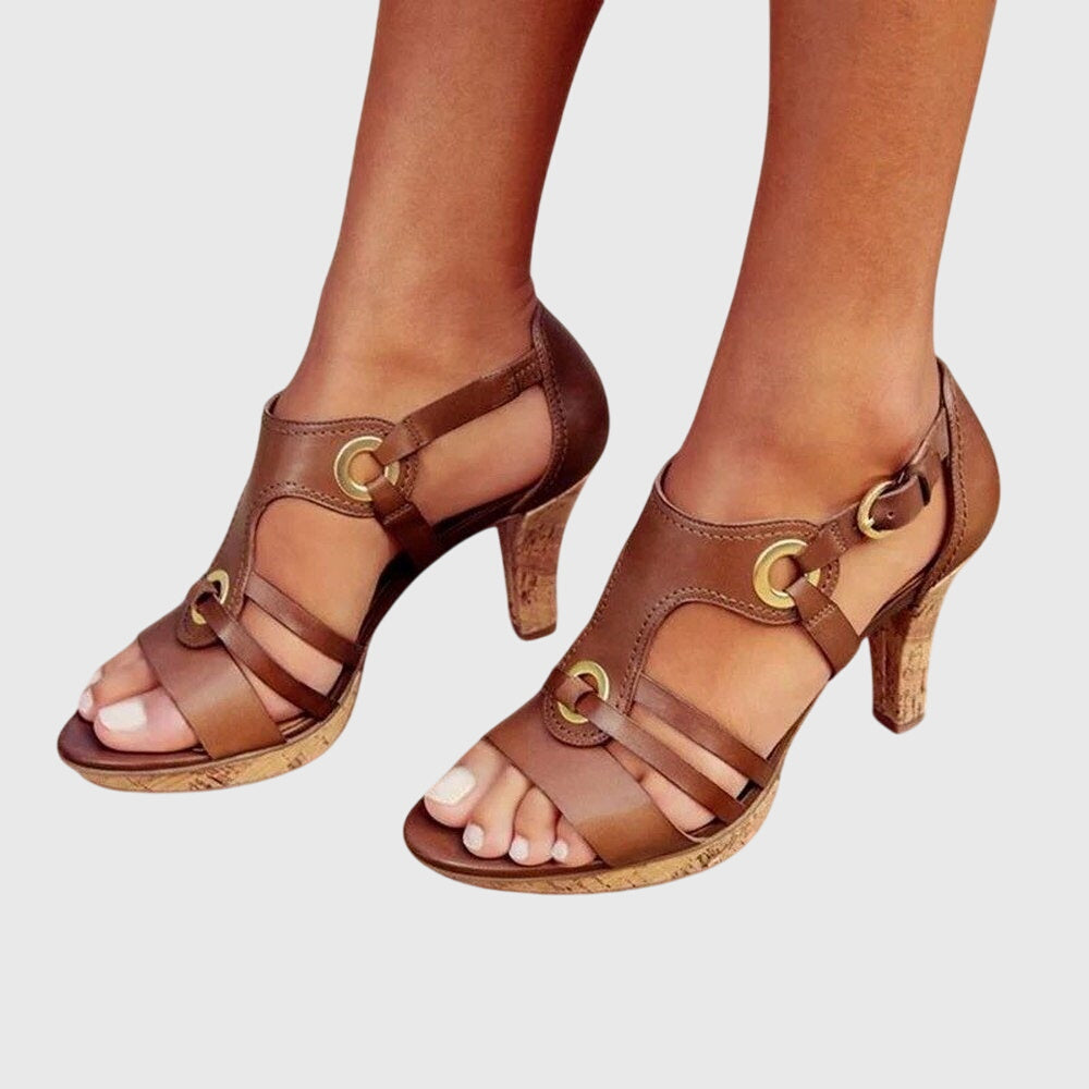 Carla | Sandales à talon confortables