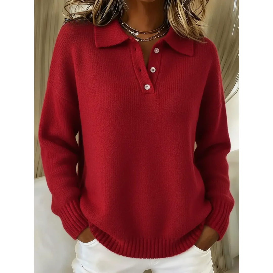 Marina | Pull polo doux