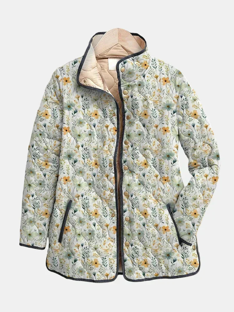 Vega | Veste matelassée à imprimé fleuri