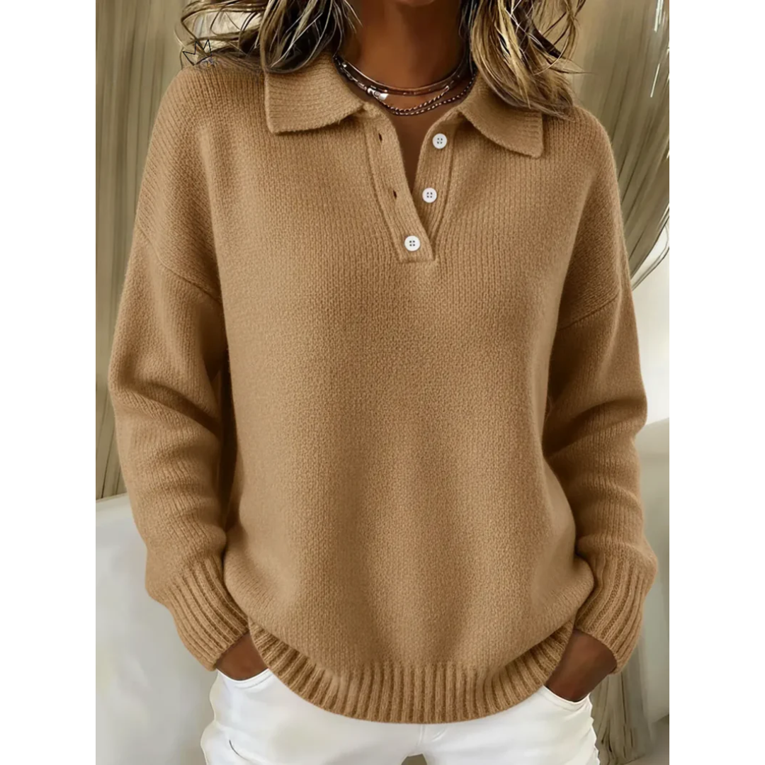 Marina | Pull polo doux