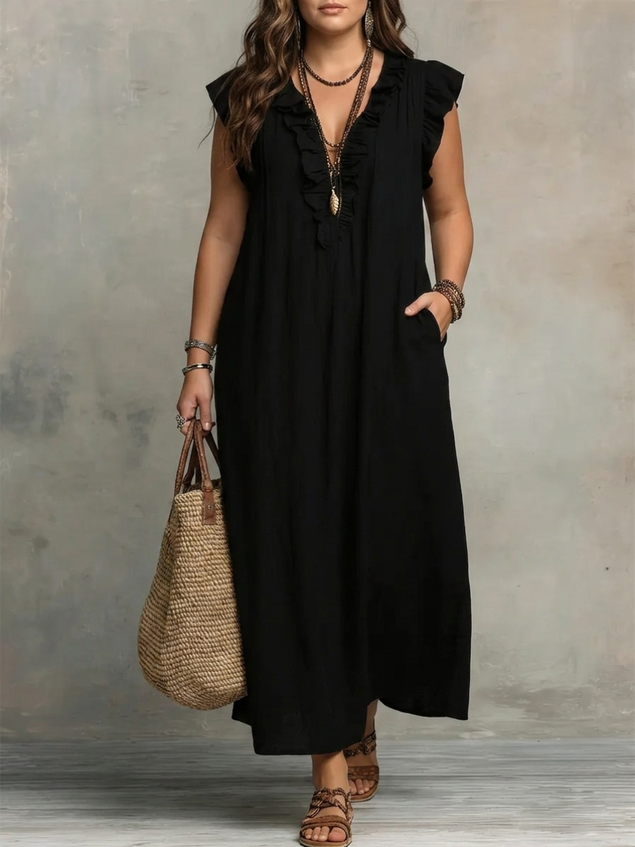 Cecilia | Robe longue – vue 4