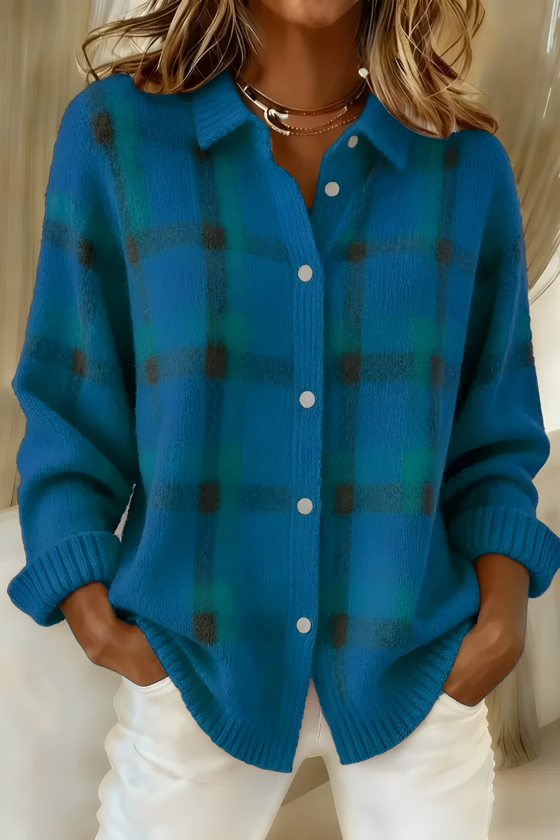 Candela | Cardigan à carreaux
