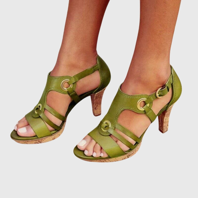 Carla | Sandales à talon confortables