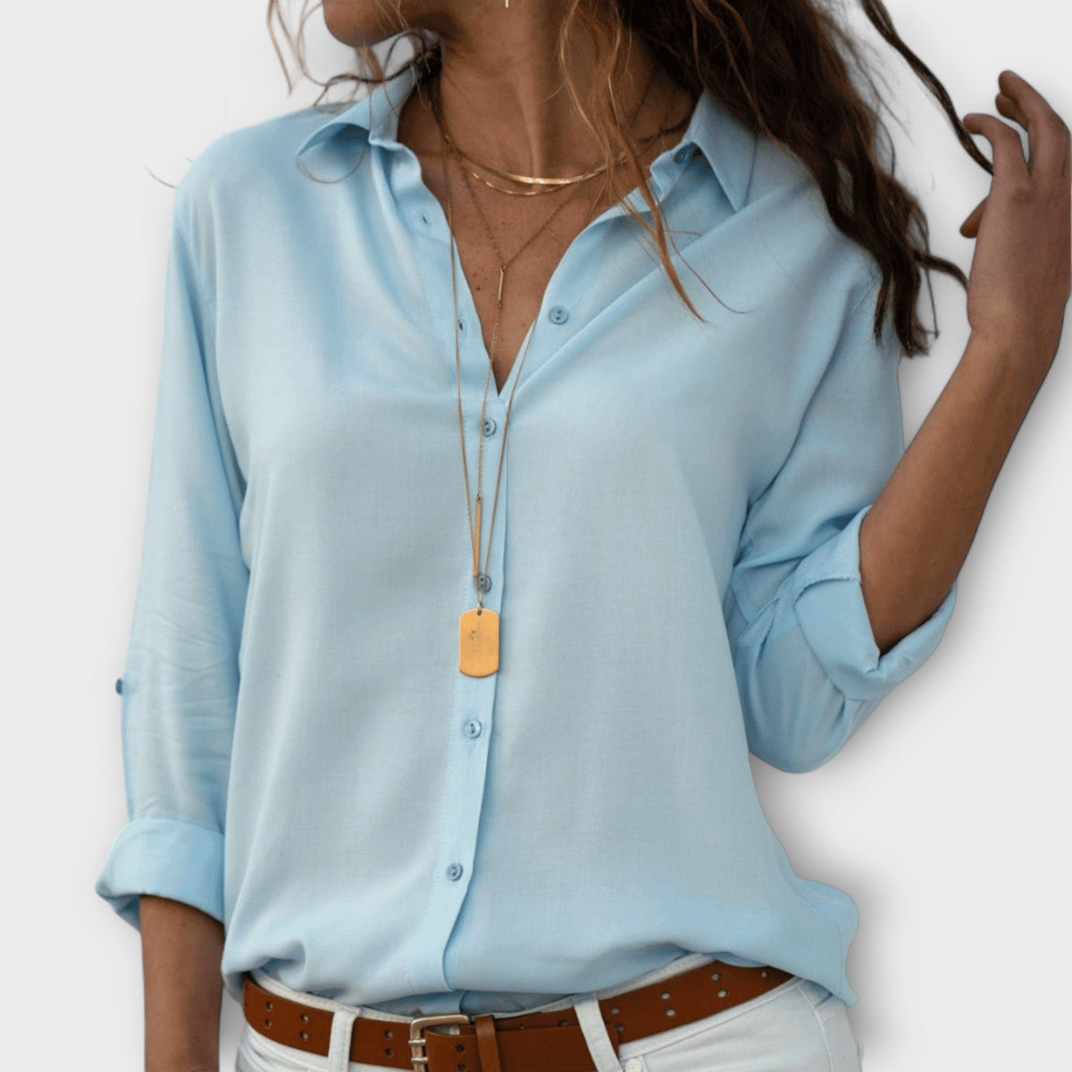 Mina | La blouse parfaite - Blanc