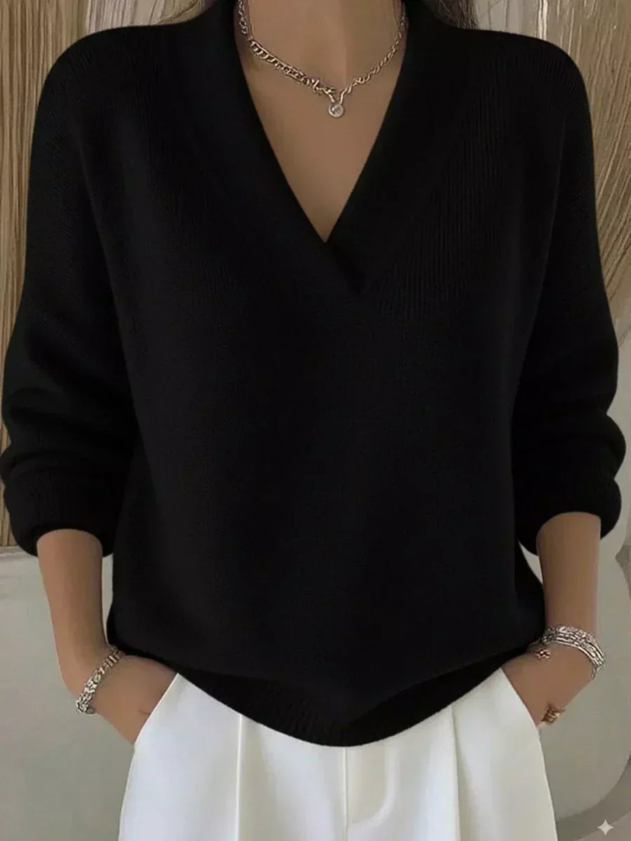 Violeta | Pull ample à col V