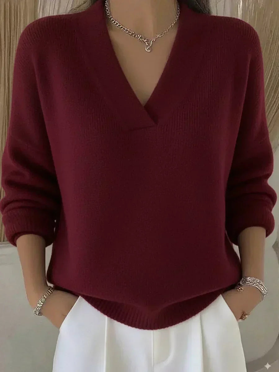 Violeta | Pull ample à col V