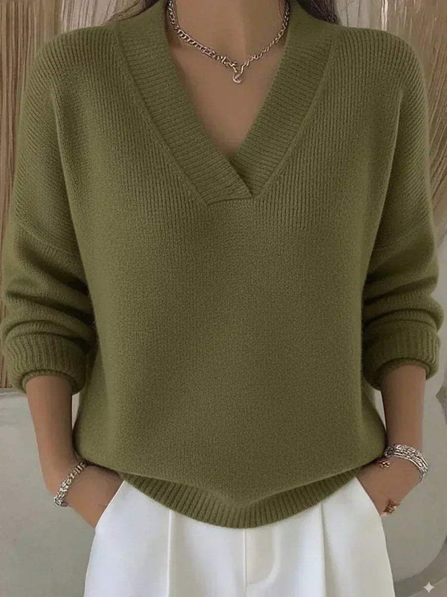 Violeta | Pull ample à col V