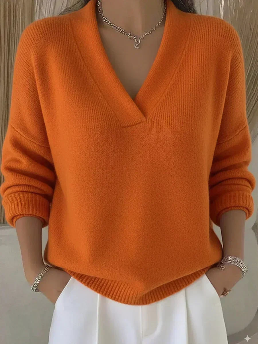Violeta | Pull ample à col V