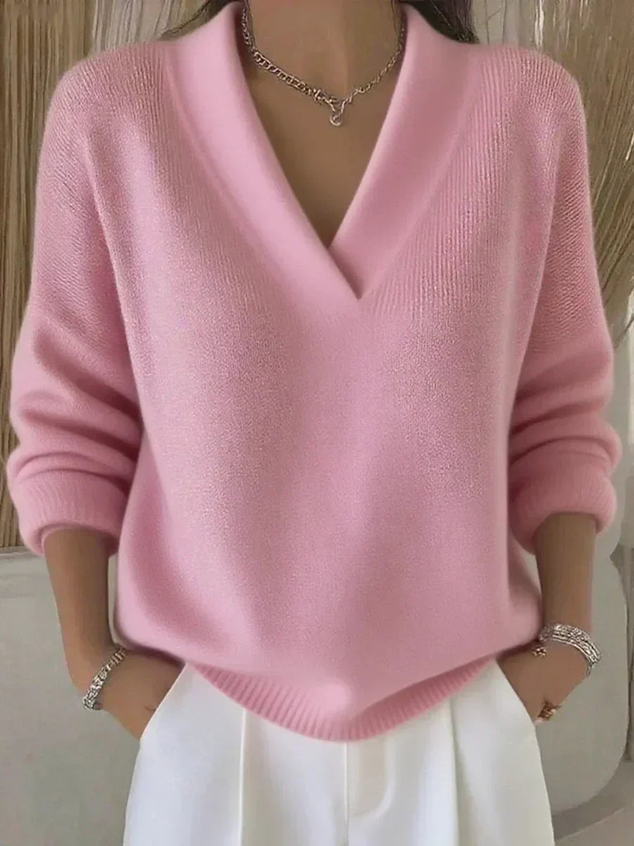 Violeta | Pull ample à col V