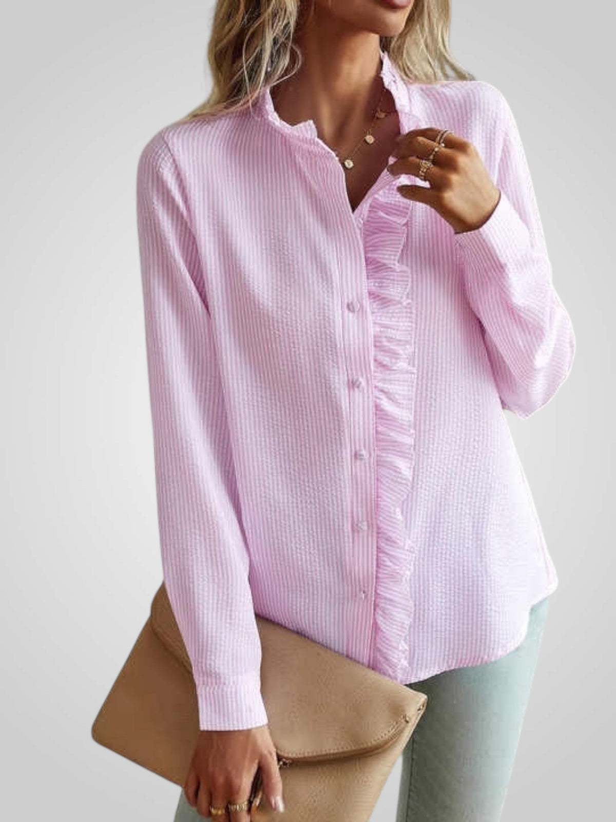 Eva | Blouse élégante - Blanc