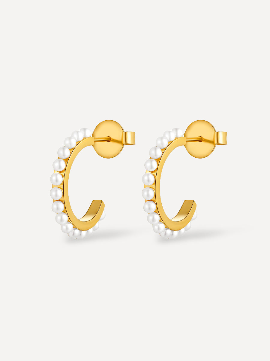 Petites boucles d’oreilles à perles