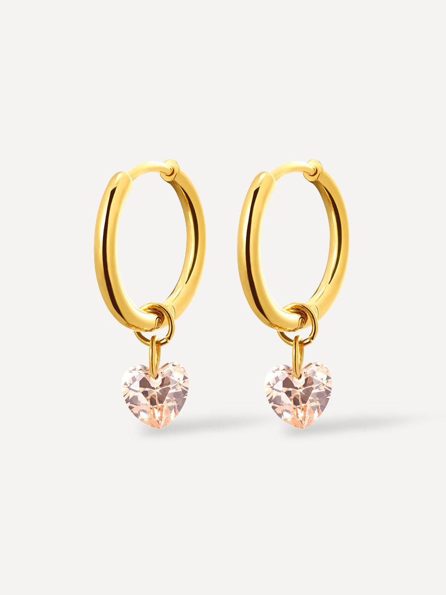 Boucles d’oreilles Cœur délicat