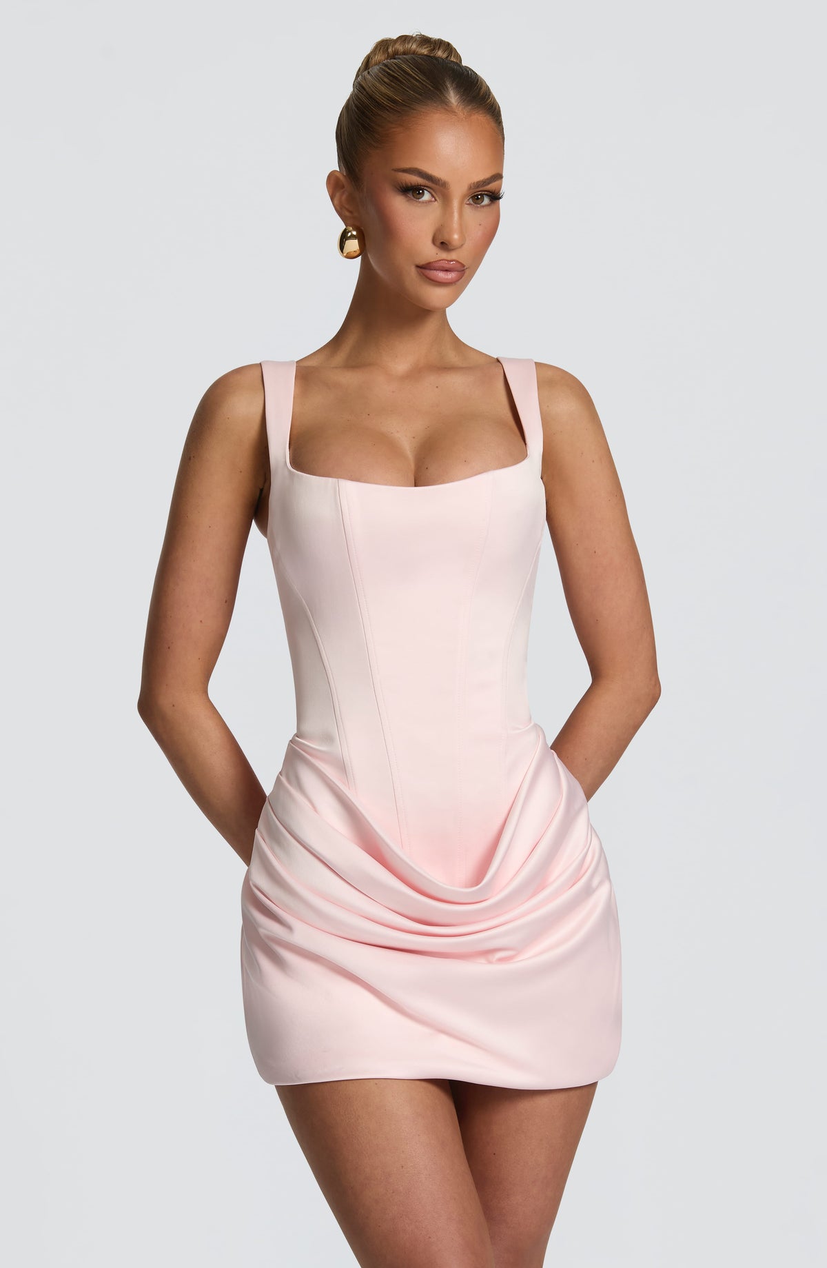 Imogen | Robe mini en satin