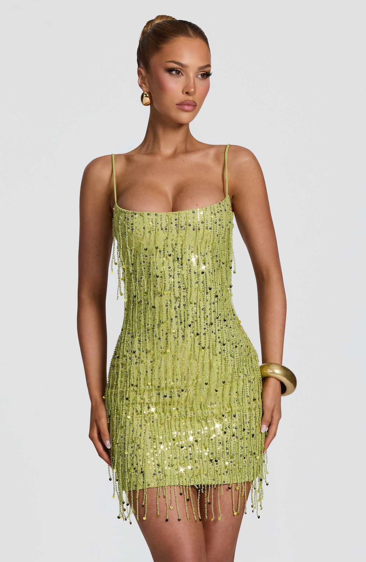 Nuria | Robe mini à sequins