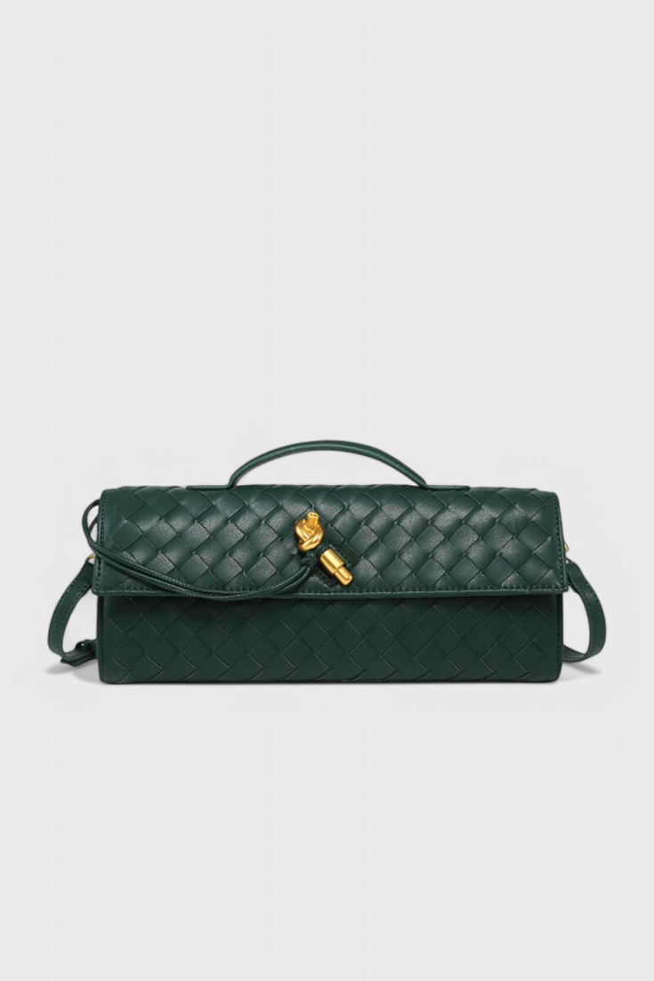 Melanie Pochette con Detalle de Nudo Dorado