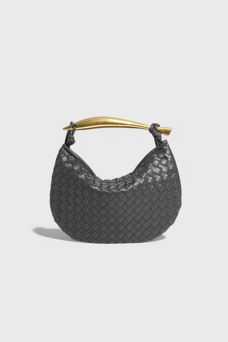 Gerda Sac Woven con Asa Dorada