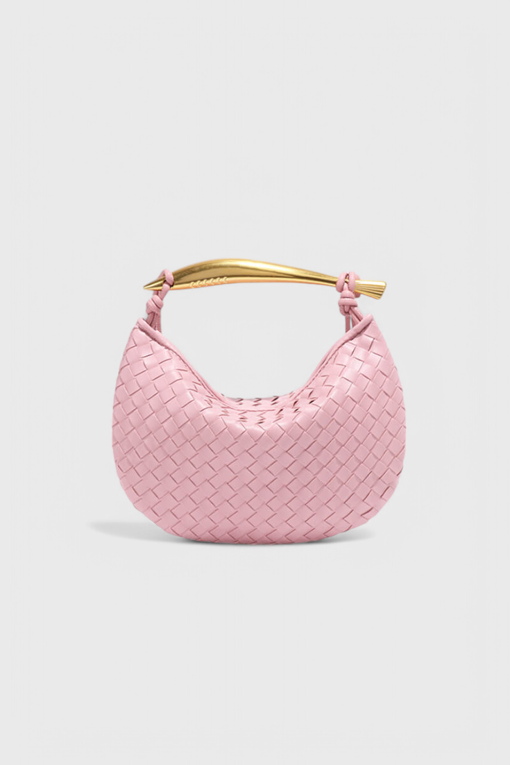 Gerda Sac Woven con Asa Dorada