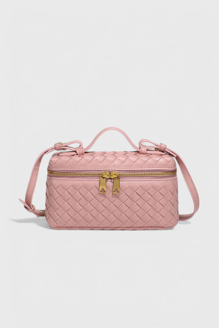 Milla Sac Mini Woven con Accesorios Dorados
