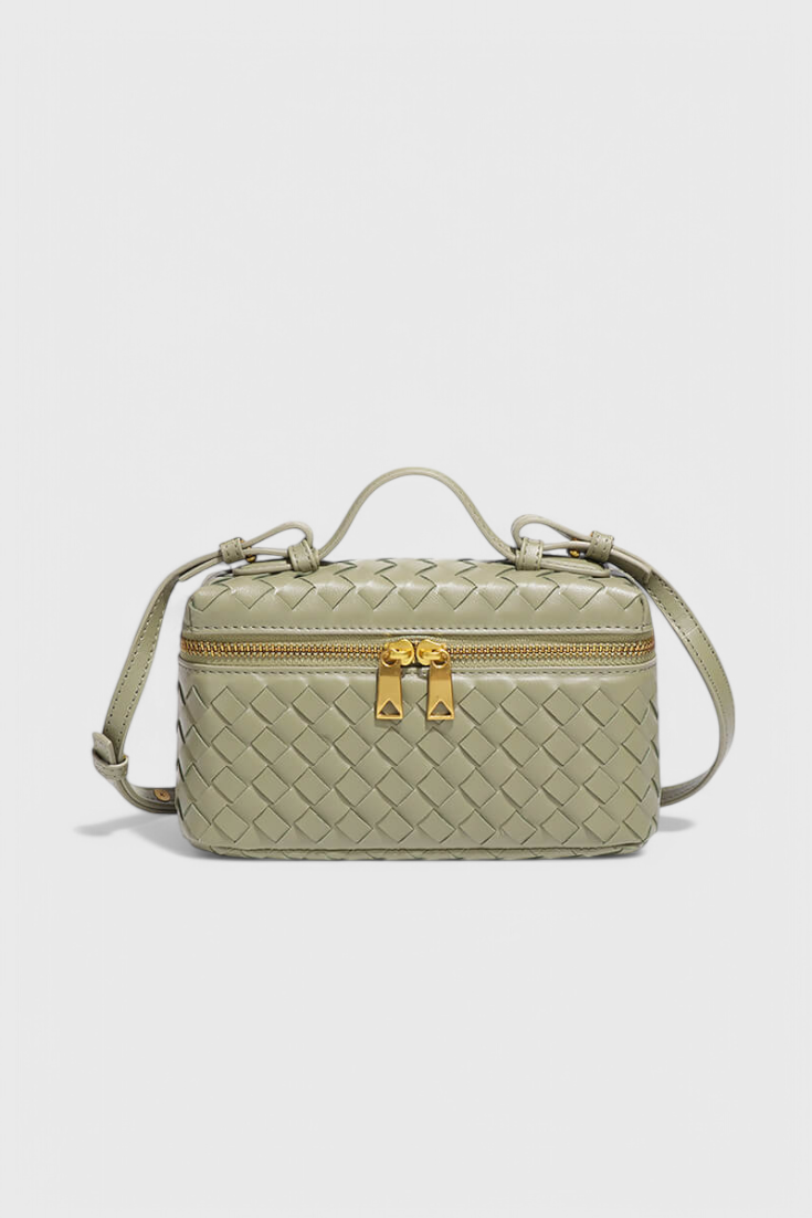 Milla Sac Mini Woven con Accesorios Dorados
