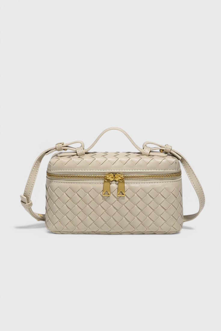 Milla Sac Mini Woven con Accesorios Dorados