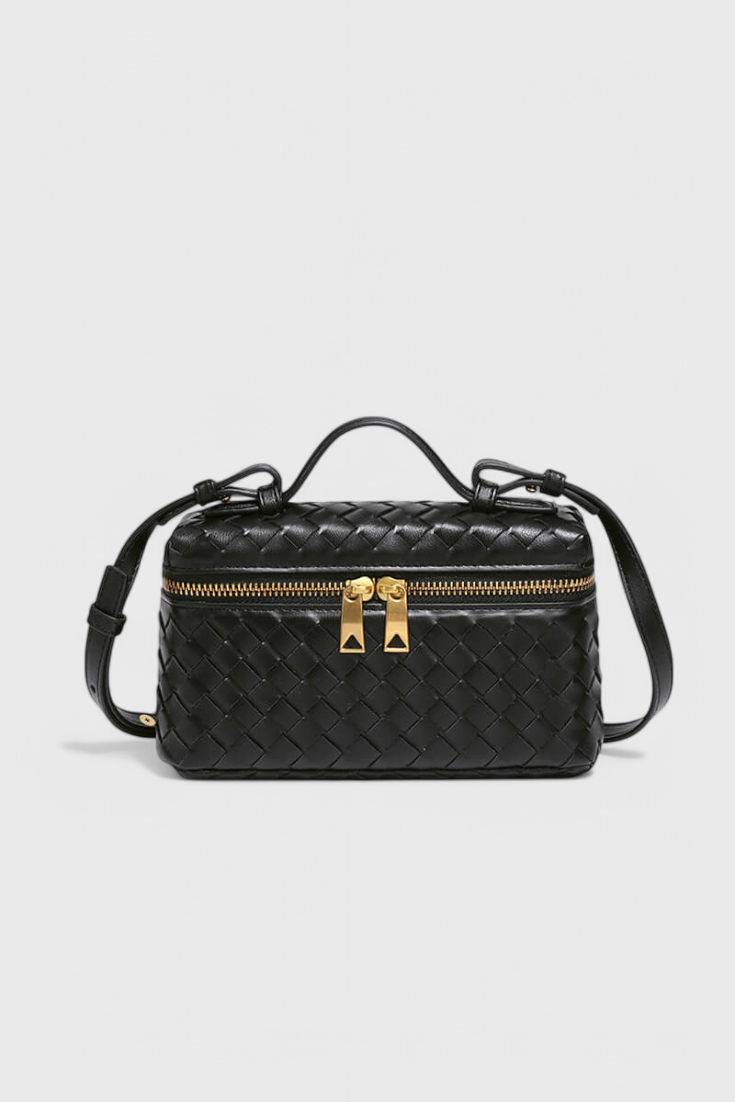 Milla Sac Mini Woven con Accesorios Dorados