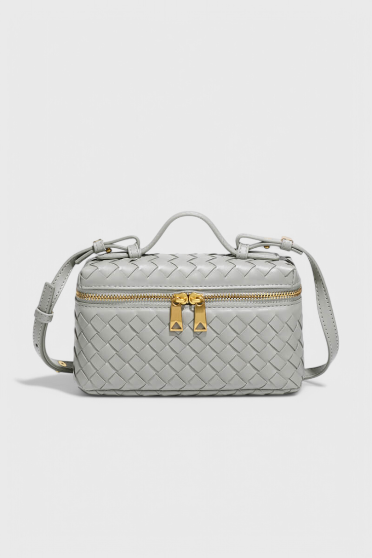 Milla Sac Mini Woven con Accesorios Dorados
