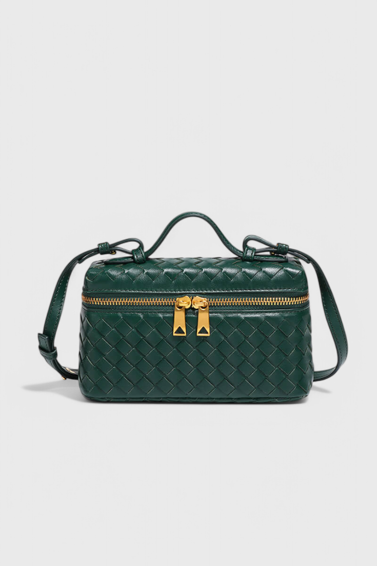 Milla Sac Mini Woven con Accesorios Dorados