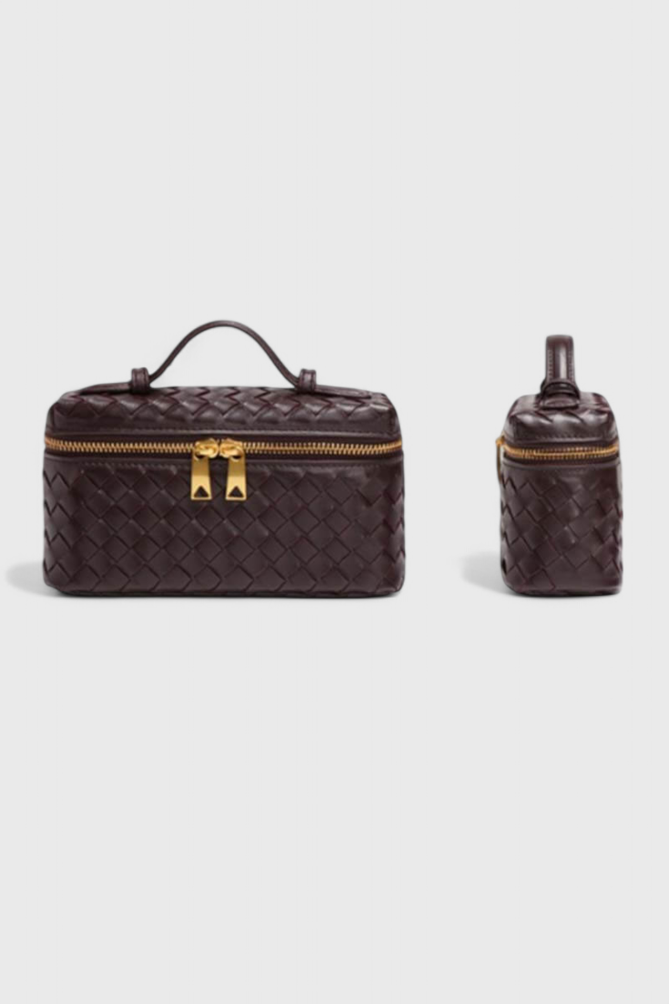 Milla Sac Mini Woven con Accesorios Dorados