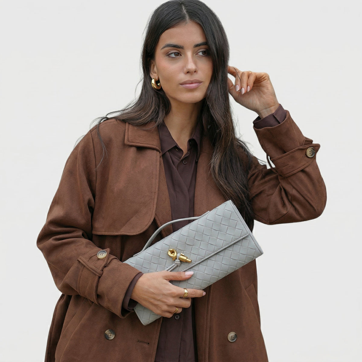 Melanie Sac à épaule Clásico de Ante