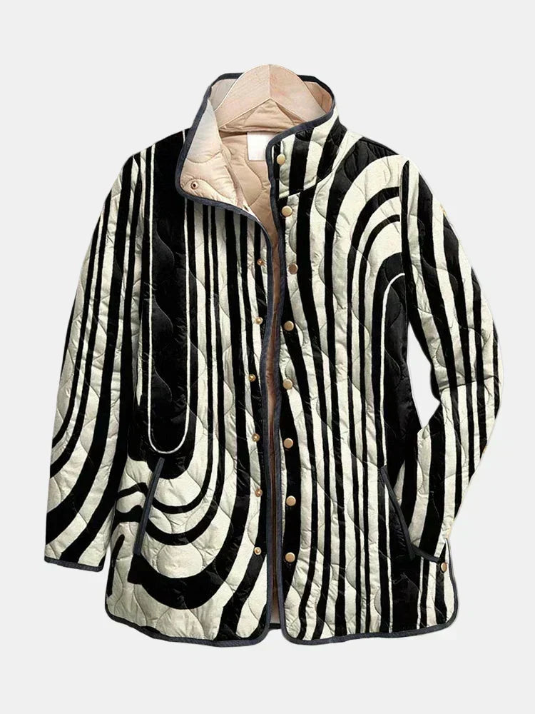 Clara | Veste matelassée géométrique