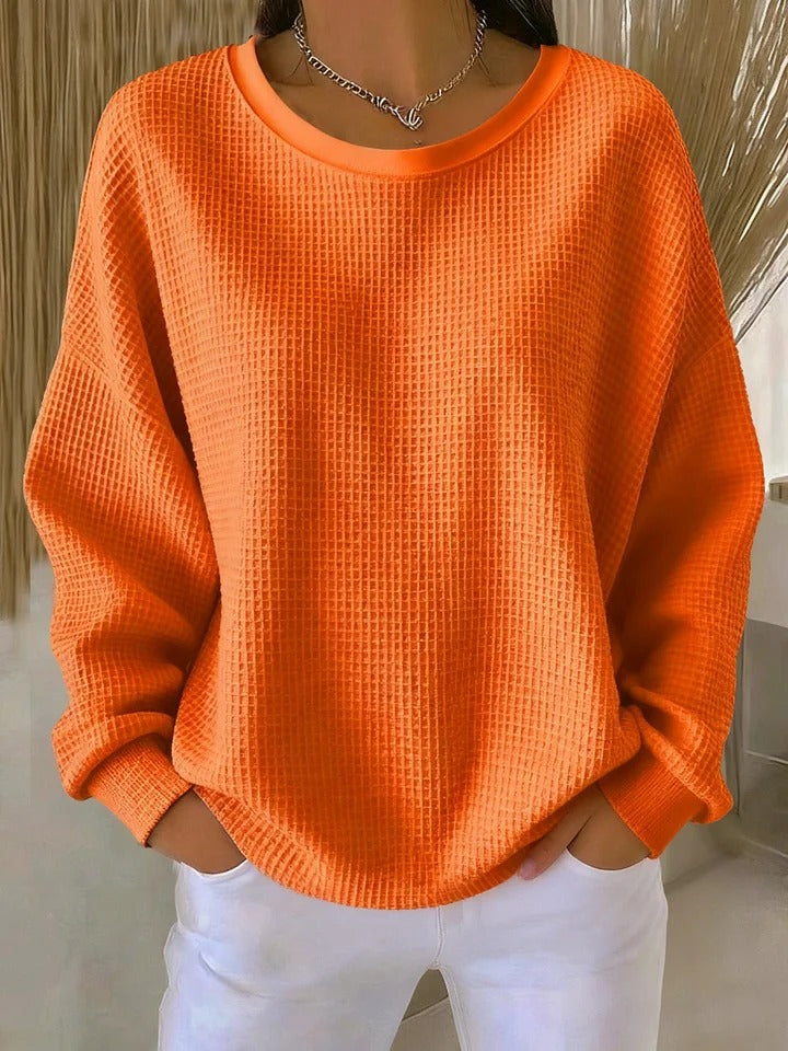 Nuria | Pull gaufré classique