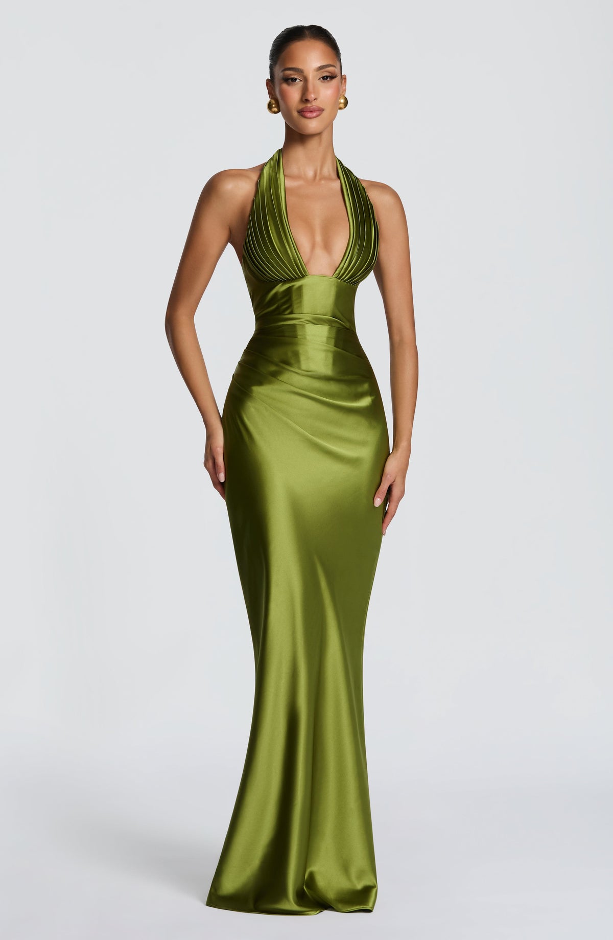 Gala | Robe longue en satin
