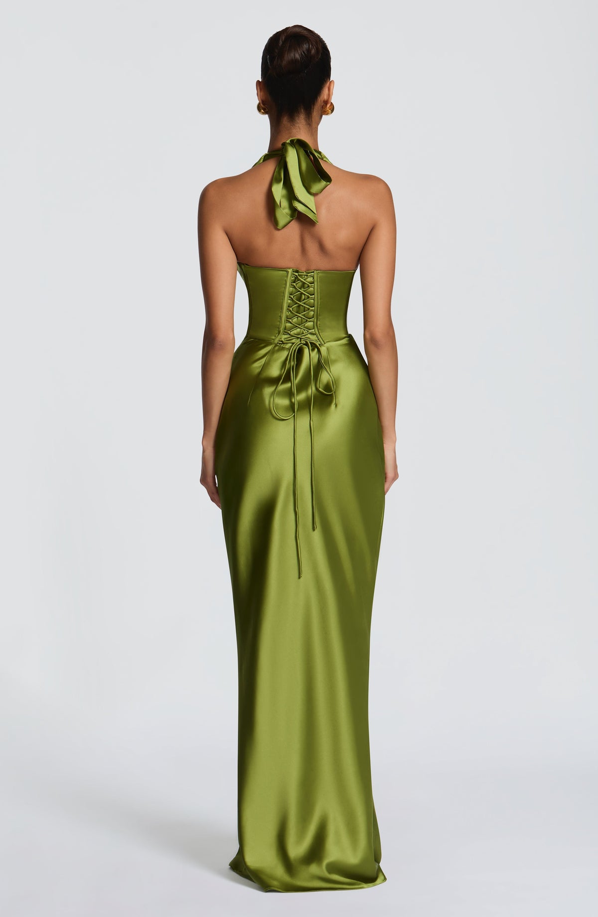 Gala | Robe longue en satin – vue 4
