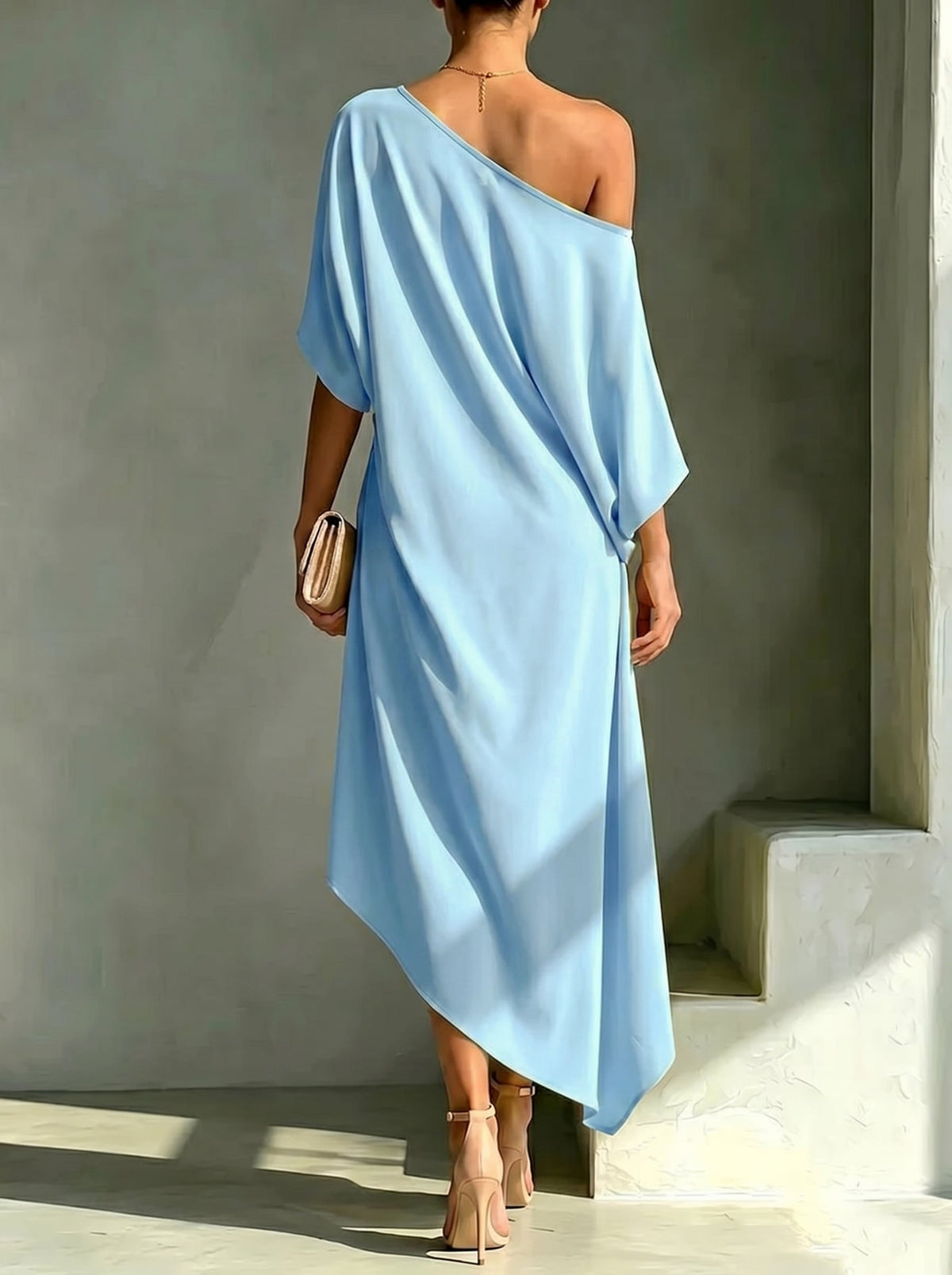 Camila | Robe midi asymétrique – vue 5