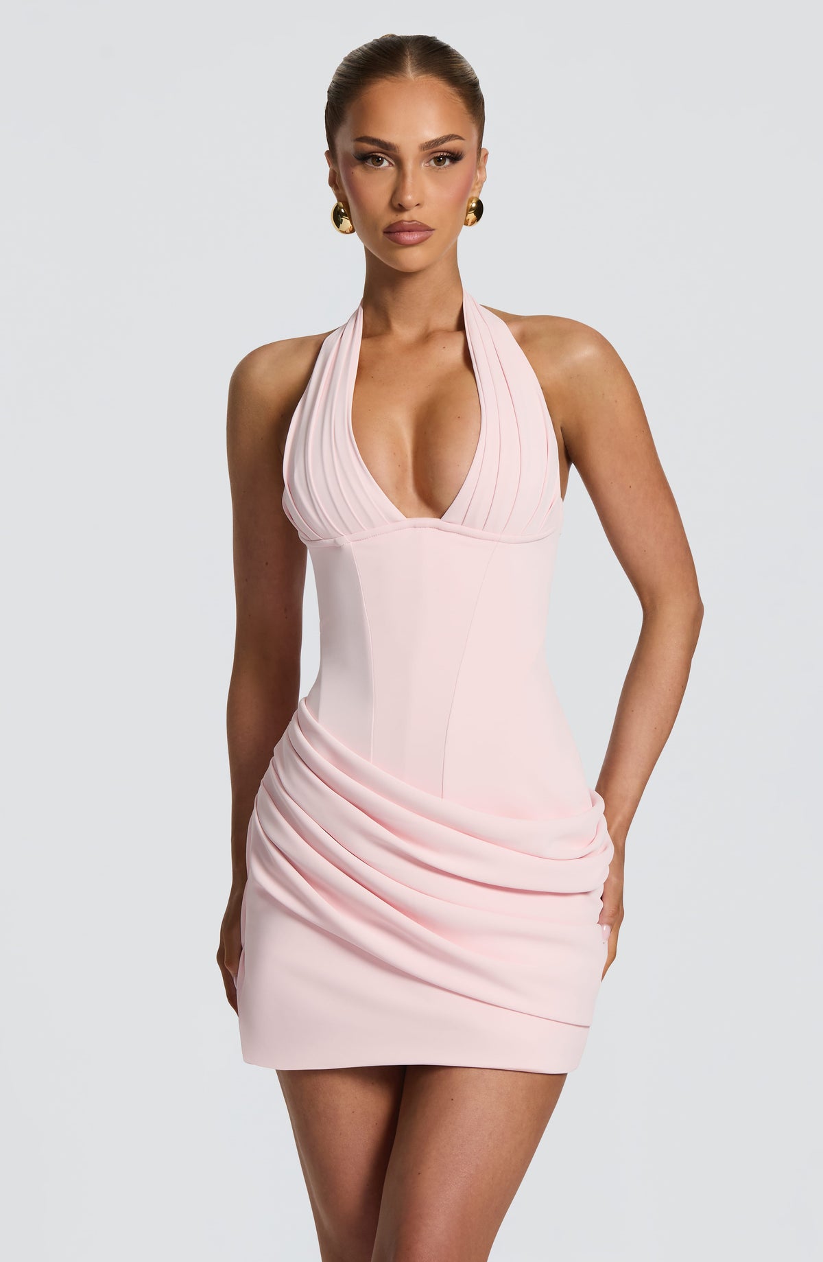 Amparo | Robe mini à col halter