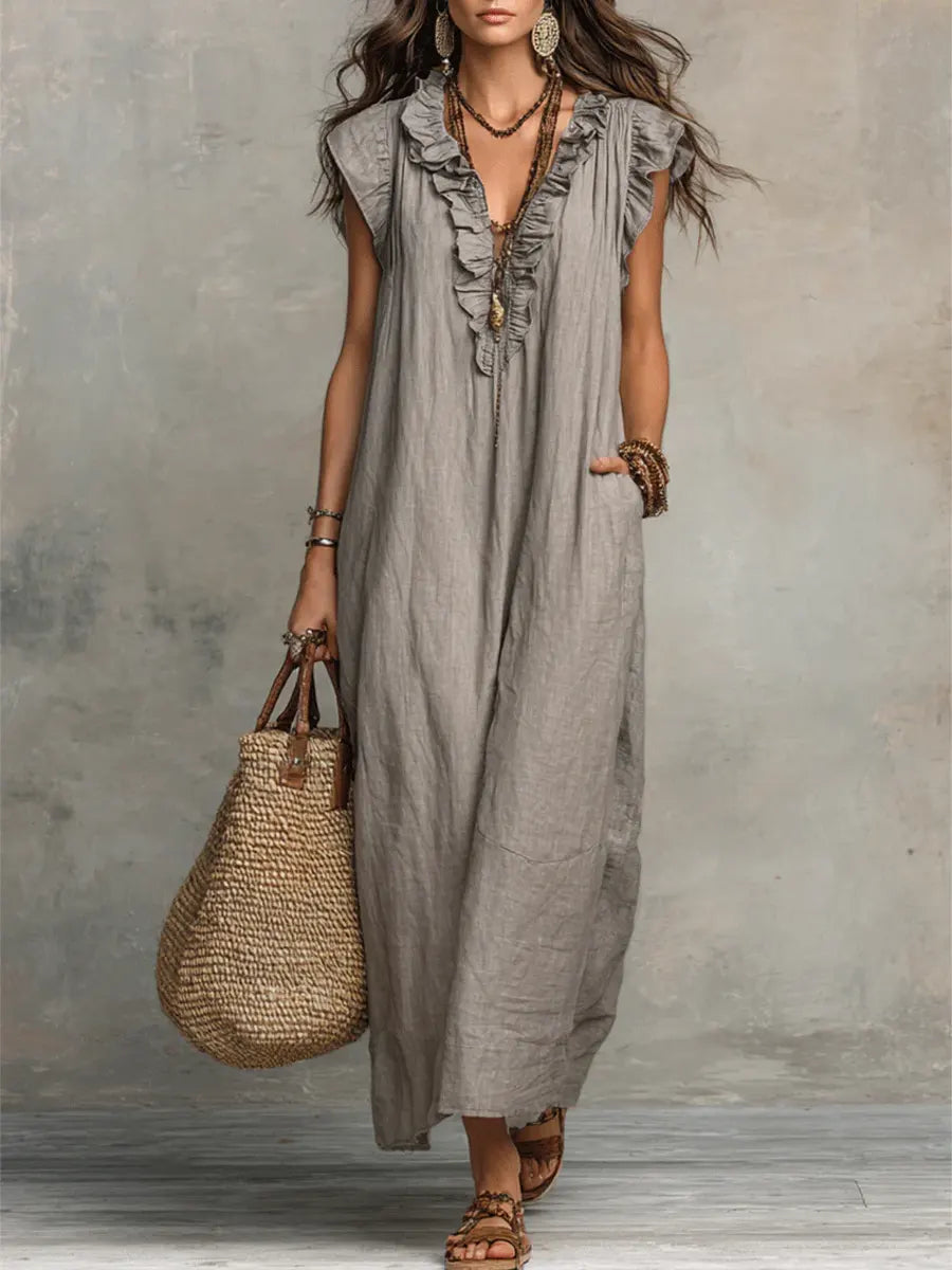 Cecilia | Robe longue – vue 3