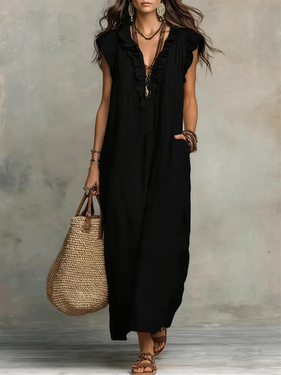 Cecilia | Robe longue – vue 2
