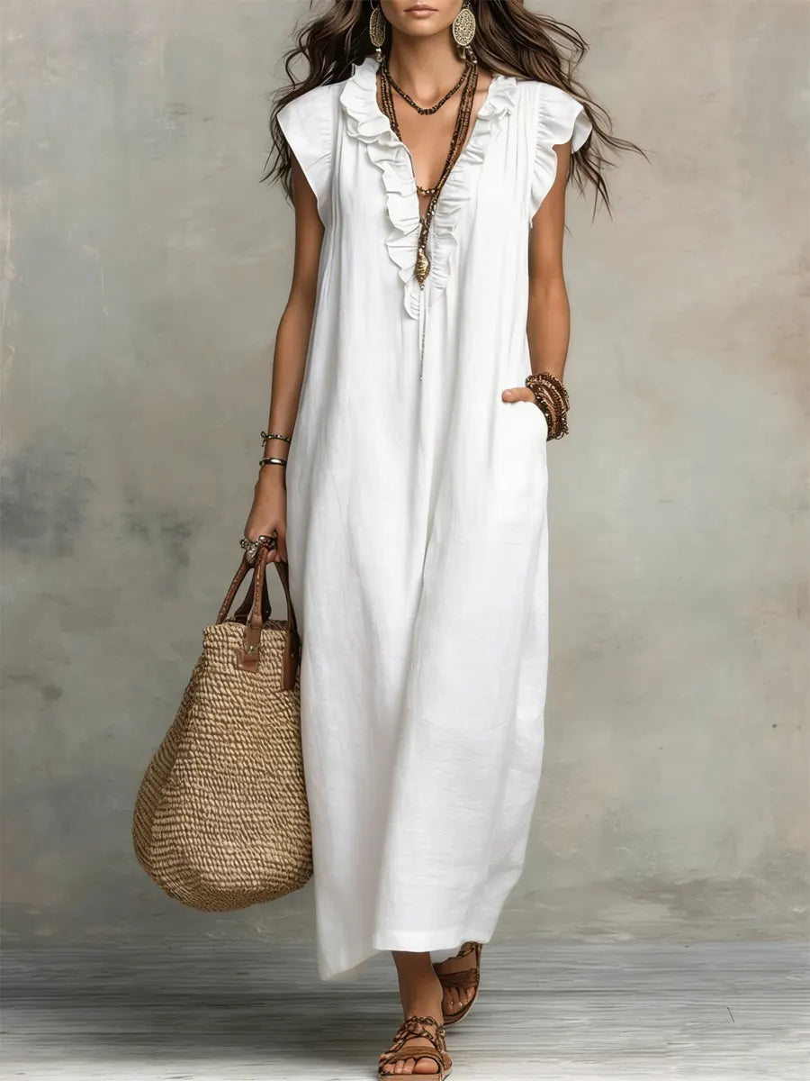 Cecilia | Robe longue – vue 12