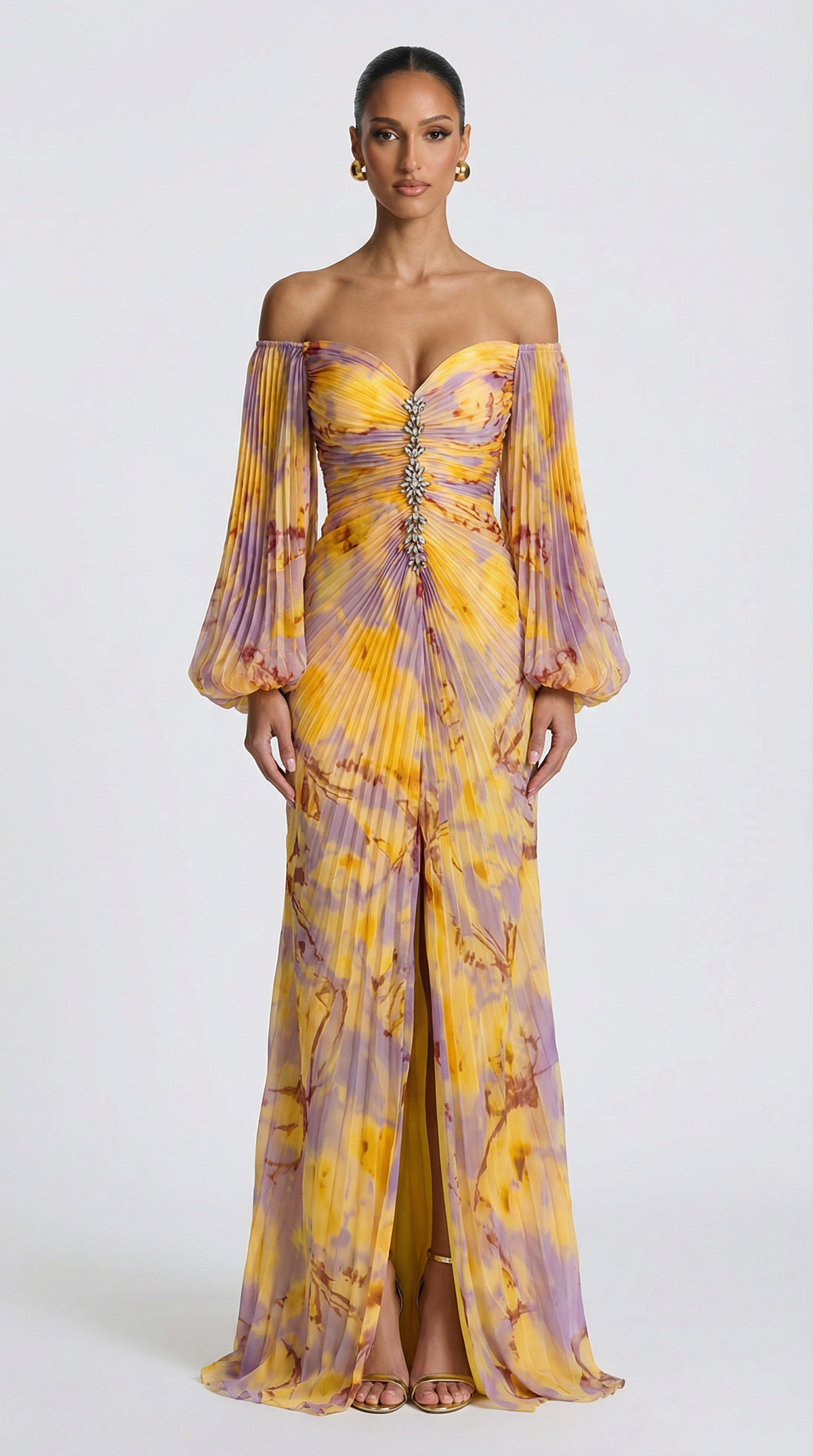 Robe à col V