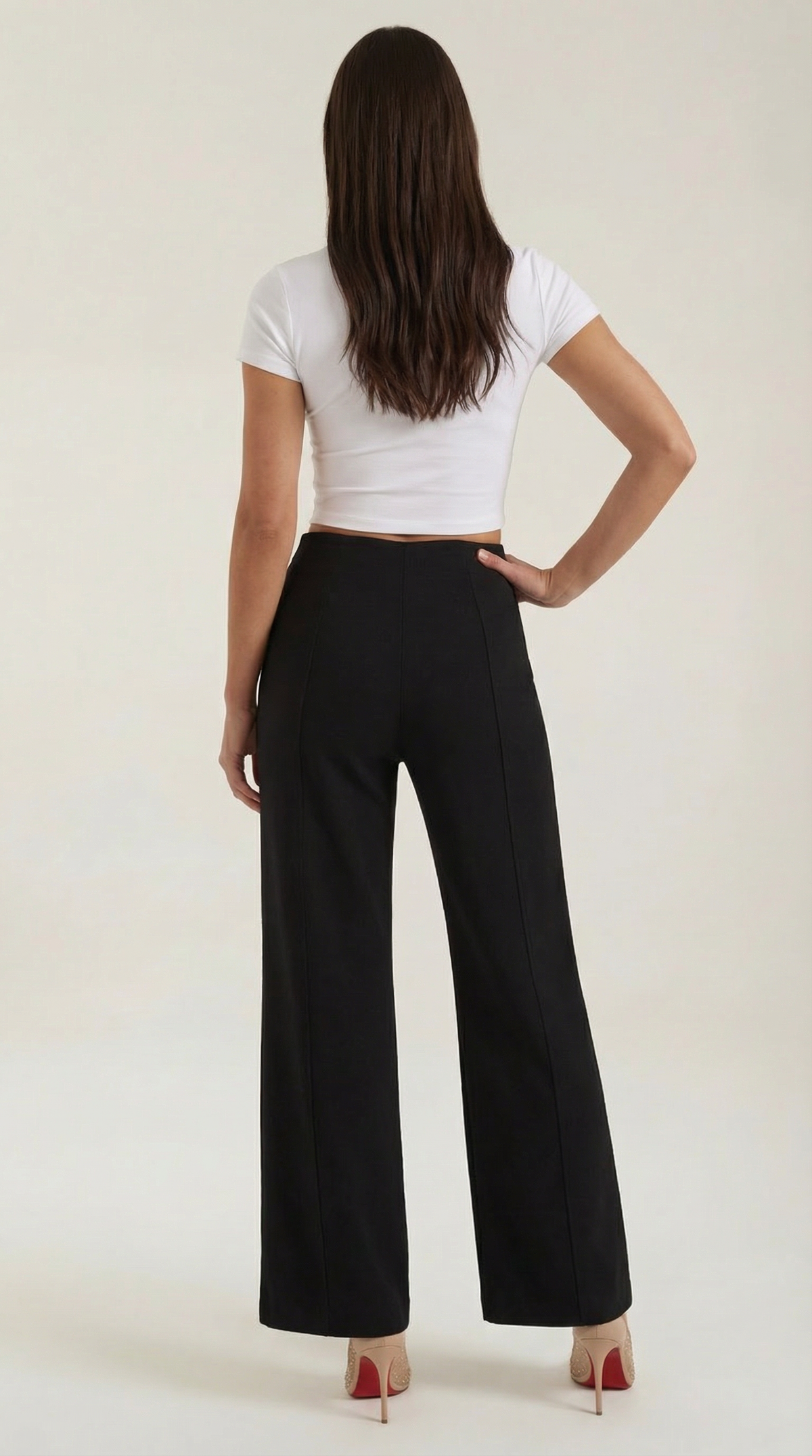 Brooke | Pantalon baggy taille mi-haute