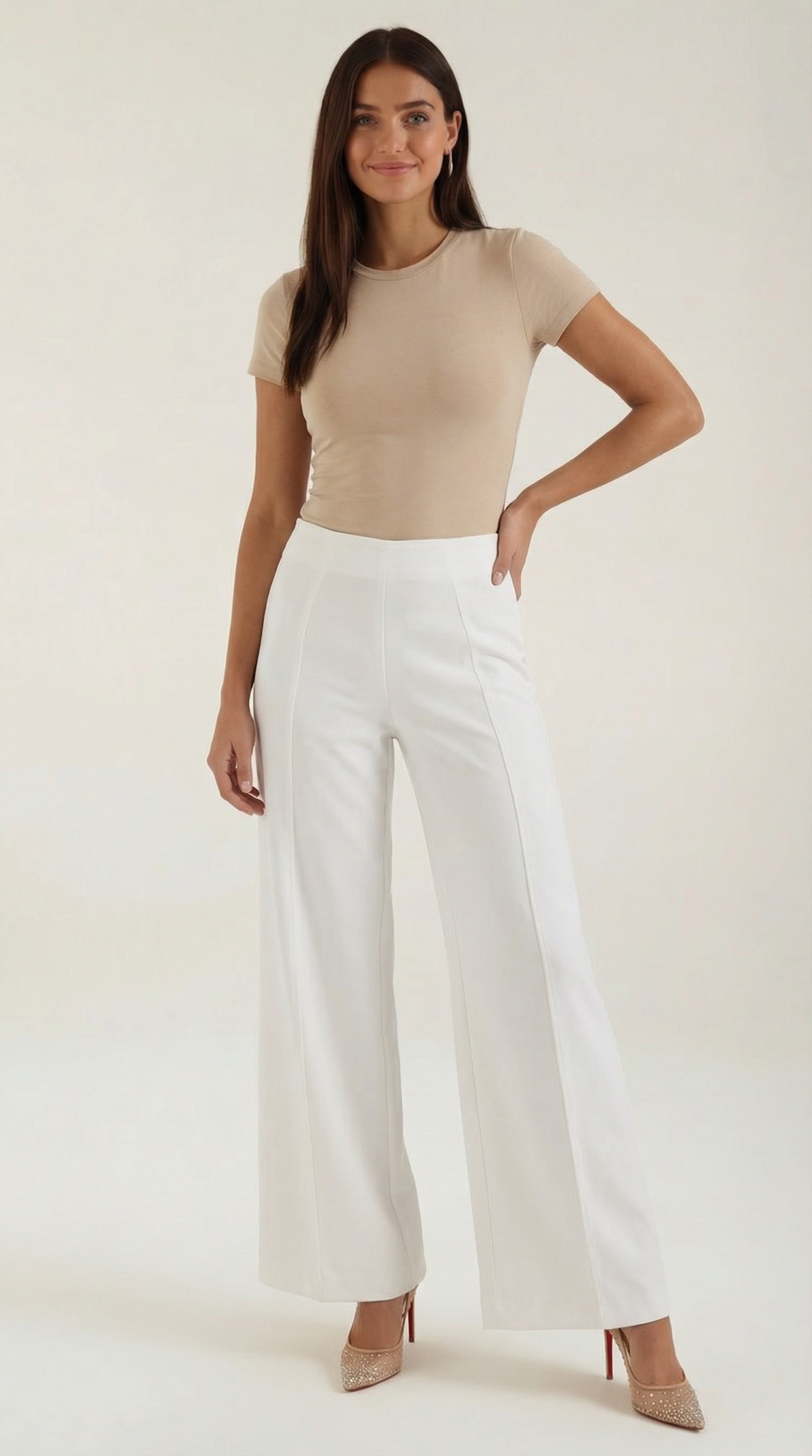 Brooke | Pantalon baggy taille mi-haute