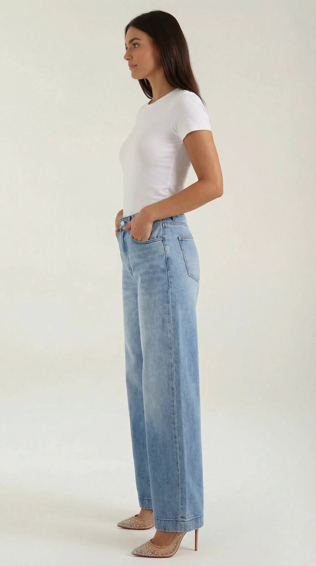 Fiona | Jean baggy taille haute
