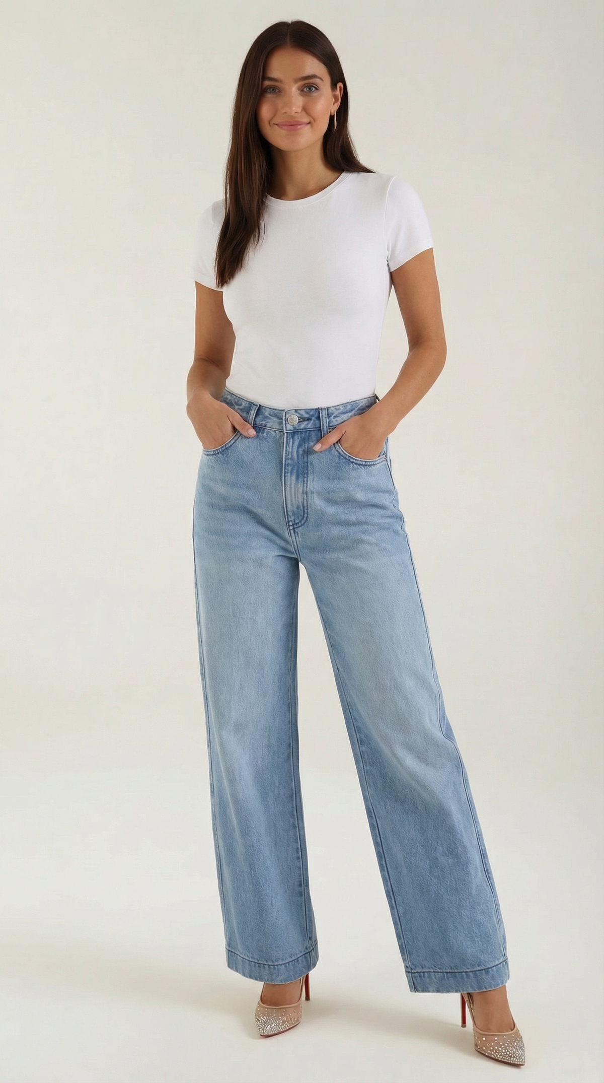 Fiona | Jean baggy taille haute
