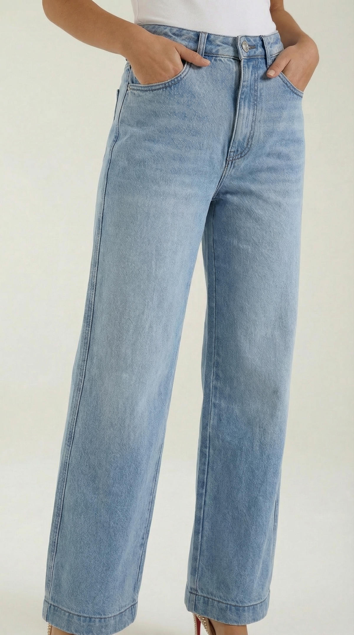 Fiona | Jean baggy taille haute