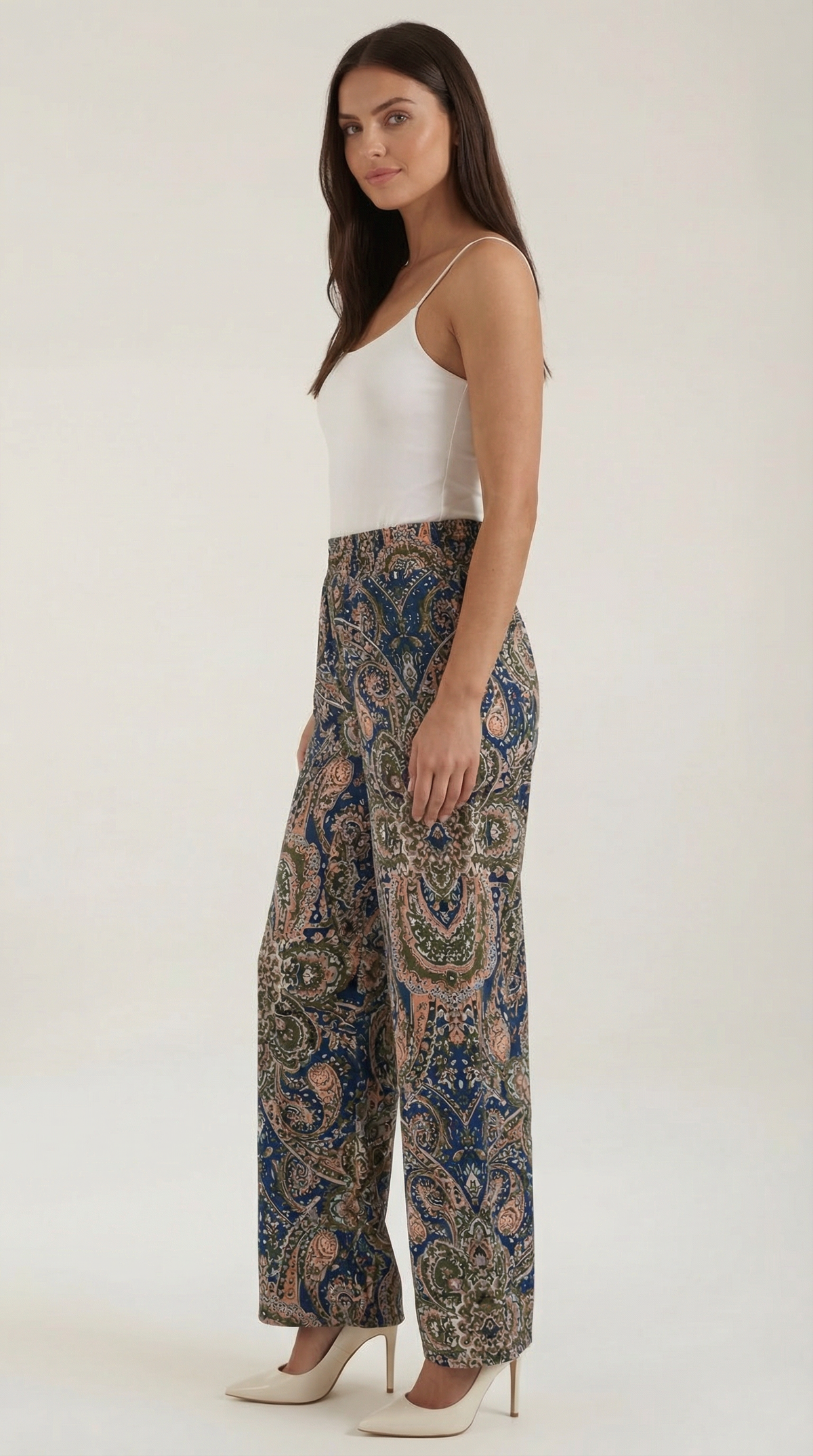 Pam | Pantalon paisley jambe large