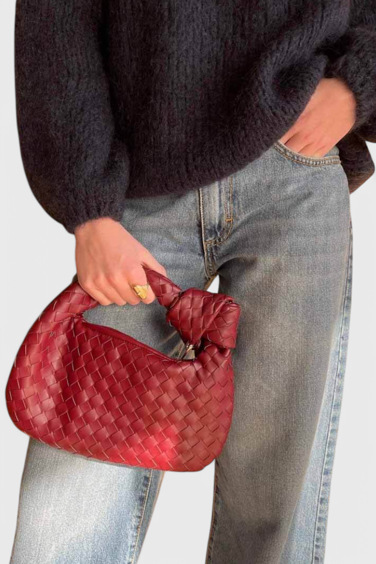 Sage Sac Satchel Mini Woven
